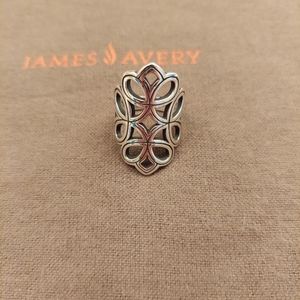 James Avery Floral Tracery Ring Size 6.5